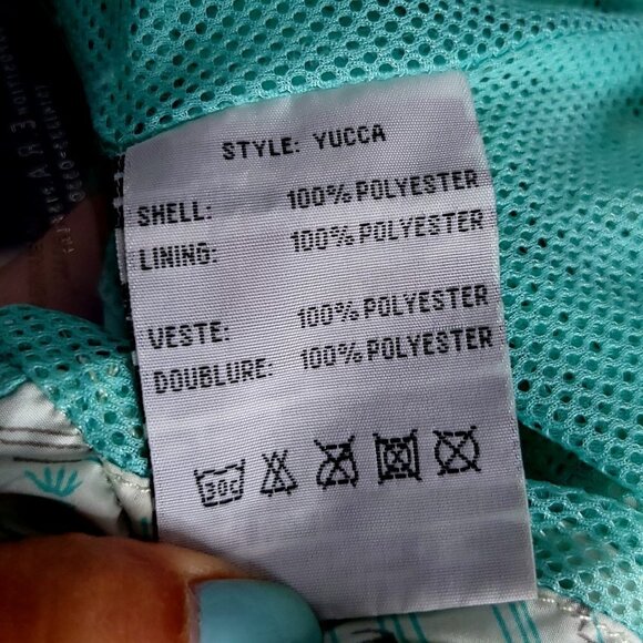 Fenchurch Windbreaker Shell Jacket Mesh Mint Lining Women's XS - Picture 12 of 12